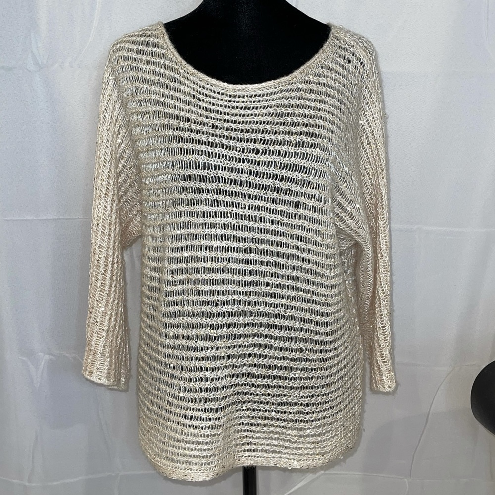 Ann Taylor sequined sweater size medium